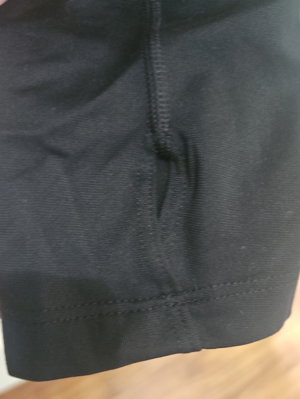 Nike Dri-fit Logo Black Quarterzip Thumbhole Pullover Runners Fleece Sz Med - Picture 4 of 7